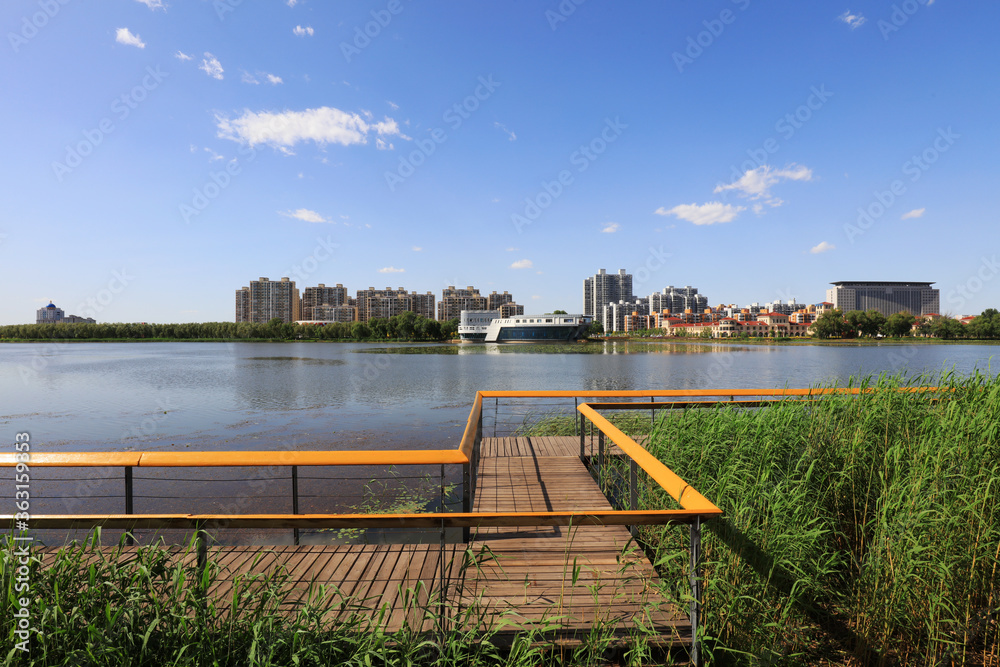 Water Park Natural Scenery, Luannan County, Hebei Province, China Water Park Natural Scenery, Luannan County, Hebei Province, China
