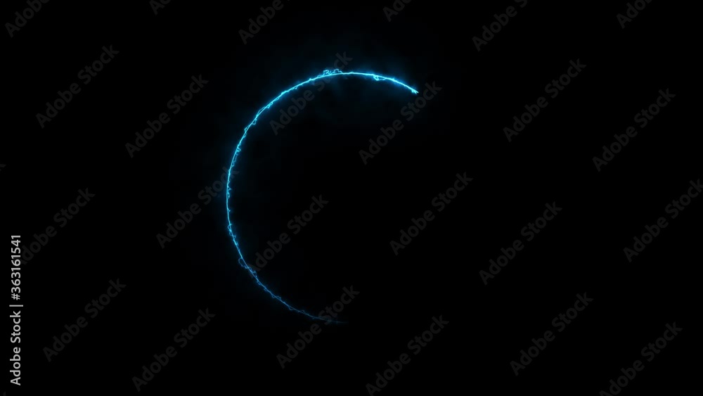 4k animated energy ring on a black background 4k animated energy ring on a black background