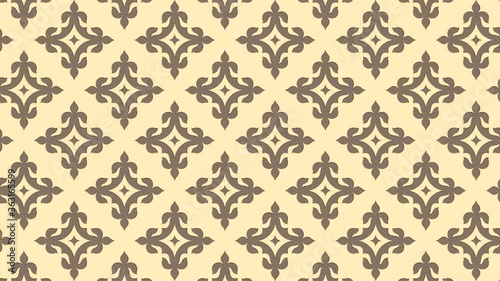 Retro seamless pattern loop animation. Endless video background. Horizontal repeating.