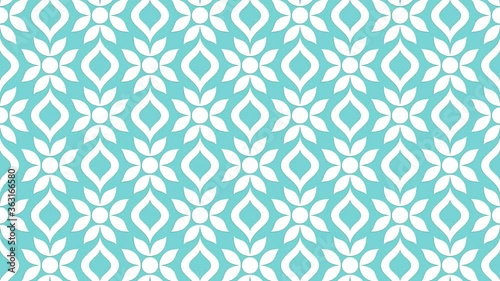 Floral seamless pattern loop animation. Endless video background. Vertical repeating.
