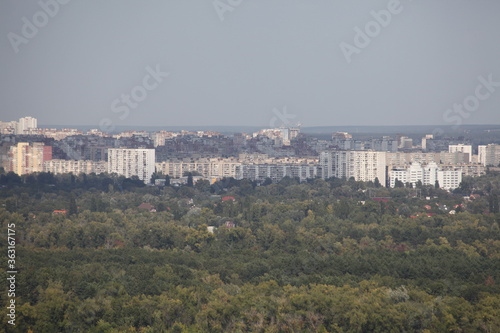 Kiev buildings, metropolis, left bank, city, construction, new houses.
