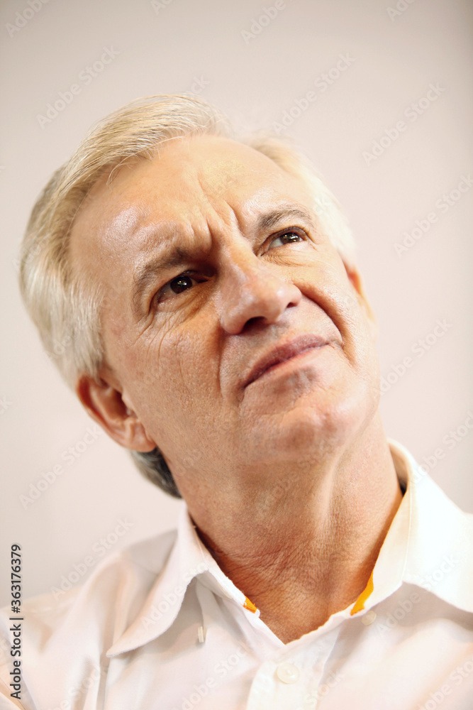 Businessman having a deep thought Businessman having a deep thought