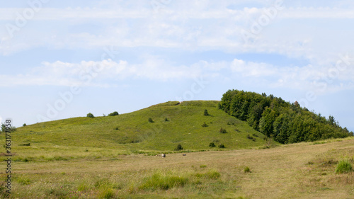 Alpine landscape on the Apuan Alps in Tuscany, Italy photo