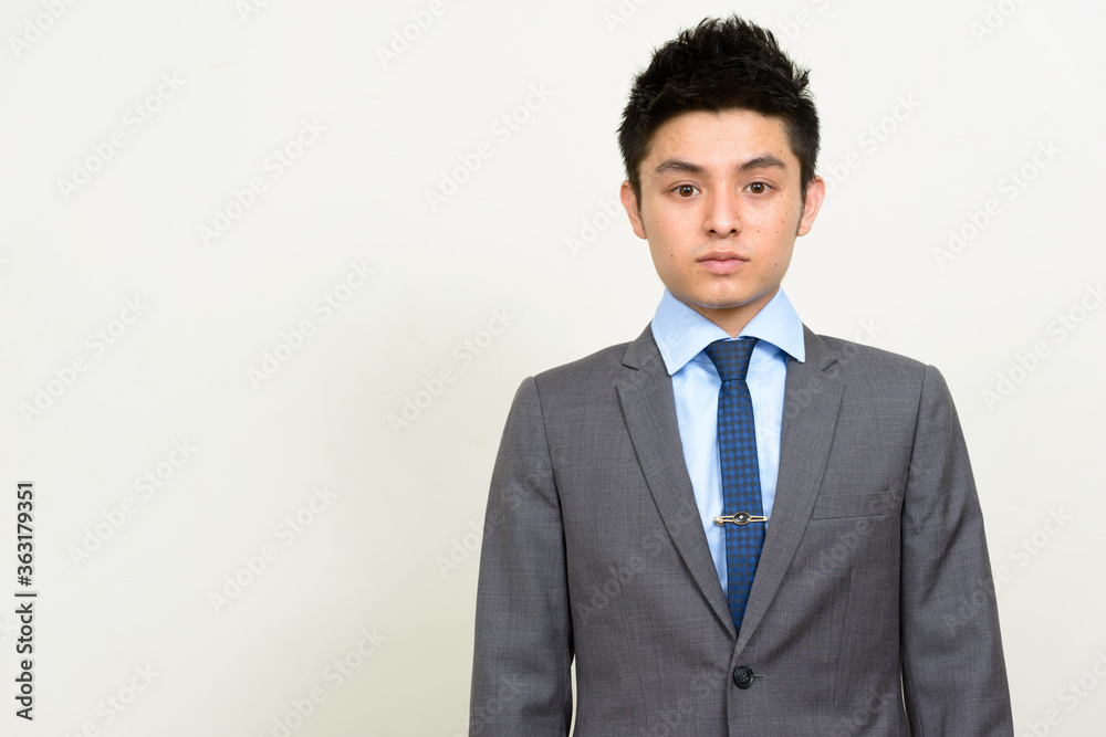 Portrait of young handsome Asian businessman in suit Portrait of young handsome Asian businessman in suit