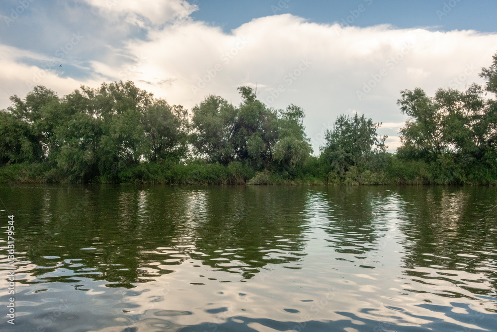 Landscape in Danube Delta area, Romania