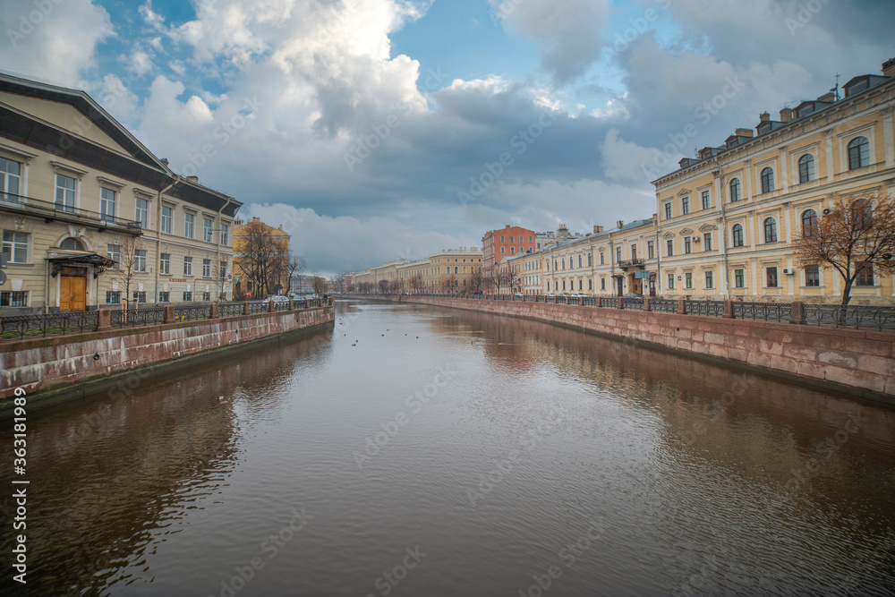 river canals of St. Petersburg.