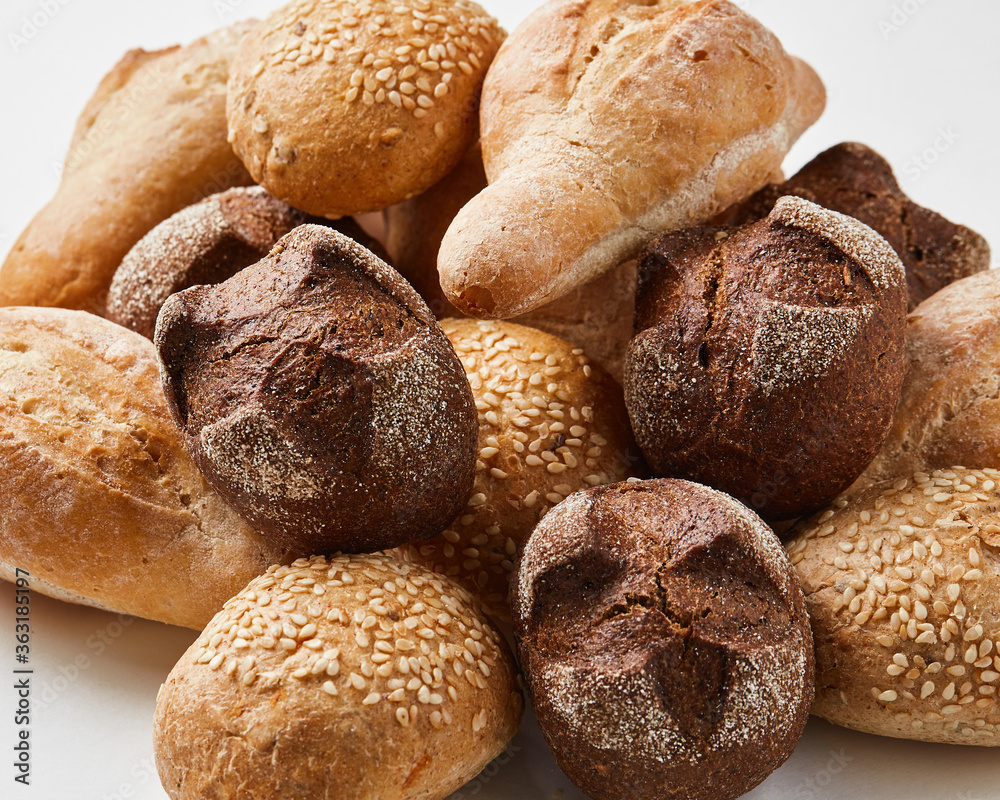 Fresh-baked bread