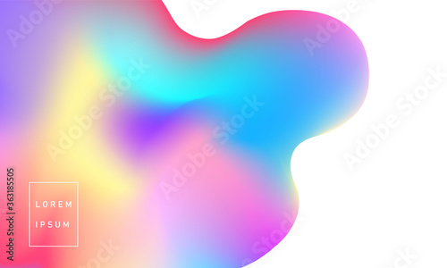 Abstract Pastel liquid gradient background Ecology concept for your graphic design,