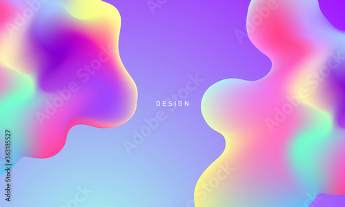 Wallpaper Mural Abstract Pastel liquid gradient background Ecology concept for your graphic design, Torontodigital.ca