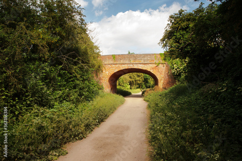 old railway lines now cycle paths and foot paths © jayfish