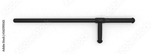 tonfa baton stick bludgeon cudgel nightstick police 3D photo