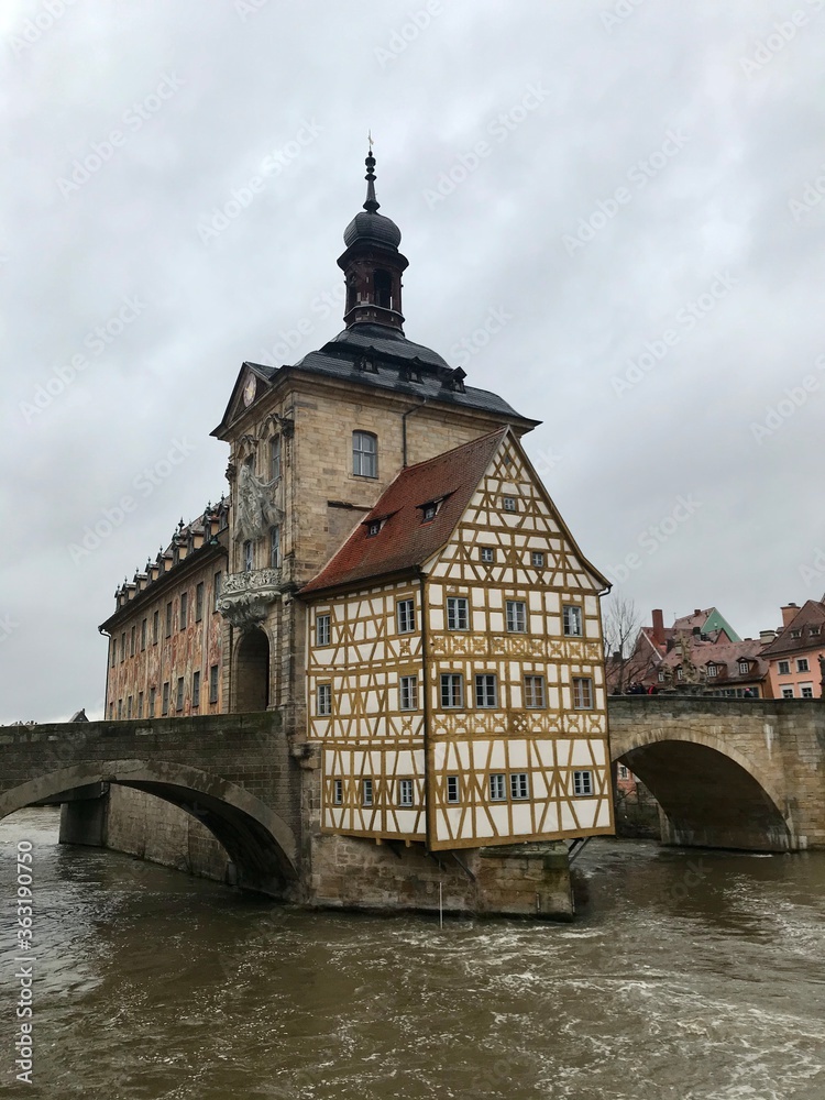 Fototapeta premium Bamberg altes Rathaus