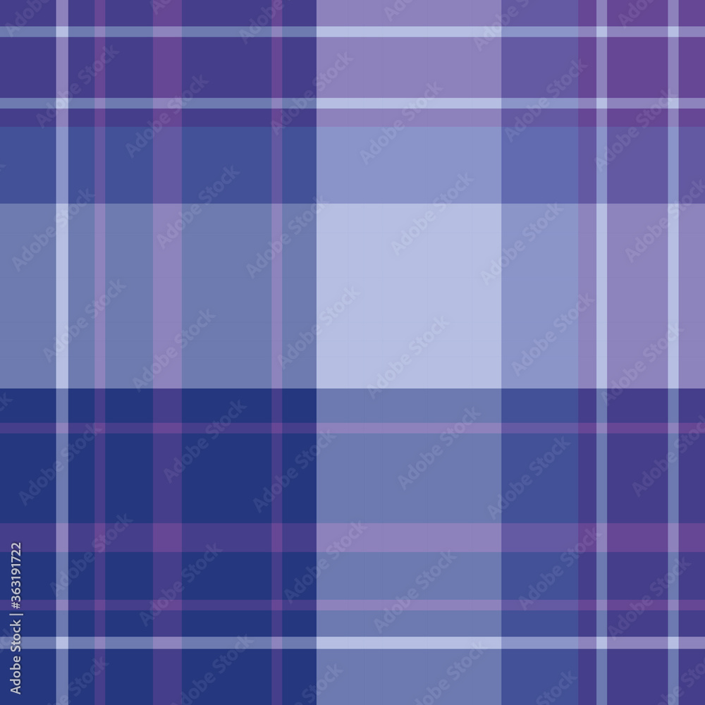 Seamless pattern in simple evening blue and violet colors for plaid, fabric, textile, clothes, tablecloth and other things. Vector image. Seamless pattern in simple evening blue and violet colors for plaid, fabric, textile, clothes, tablecloth and other things. Vector image.