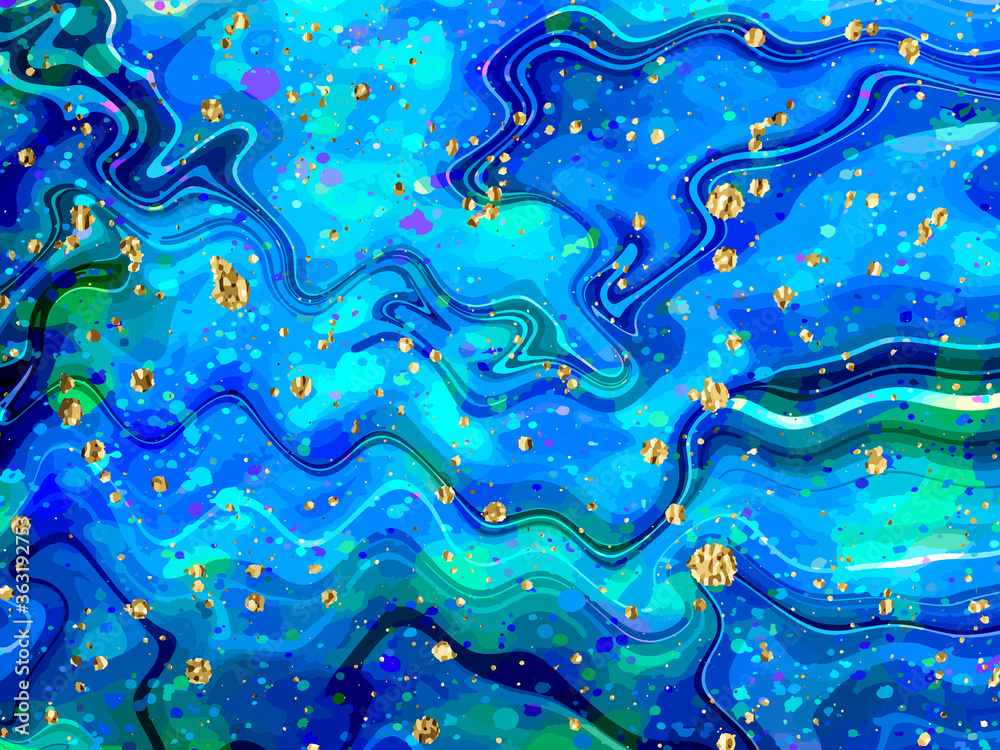 Naklejka premium Opal gemstone background. Trendy abstract Vector template for holiday designs, invitation, card, wedding