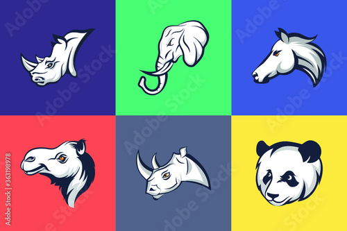 
Animals and Birds Colored Illustrations 2
