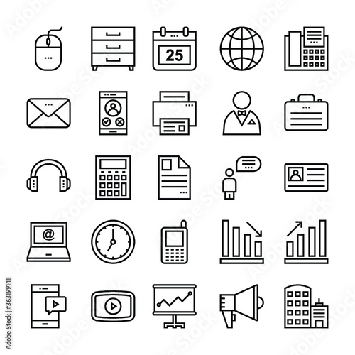 Modern Business Vector Icons 3