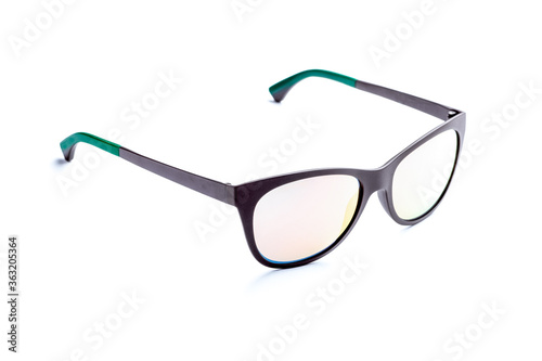 women's sunglasses isolated against a white background