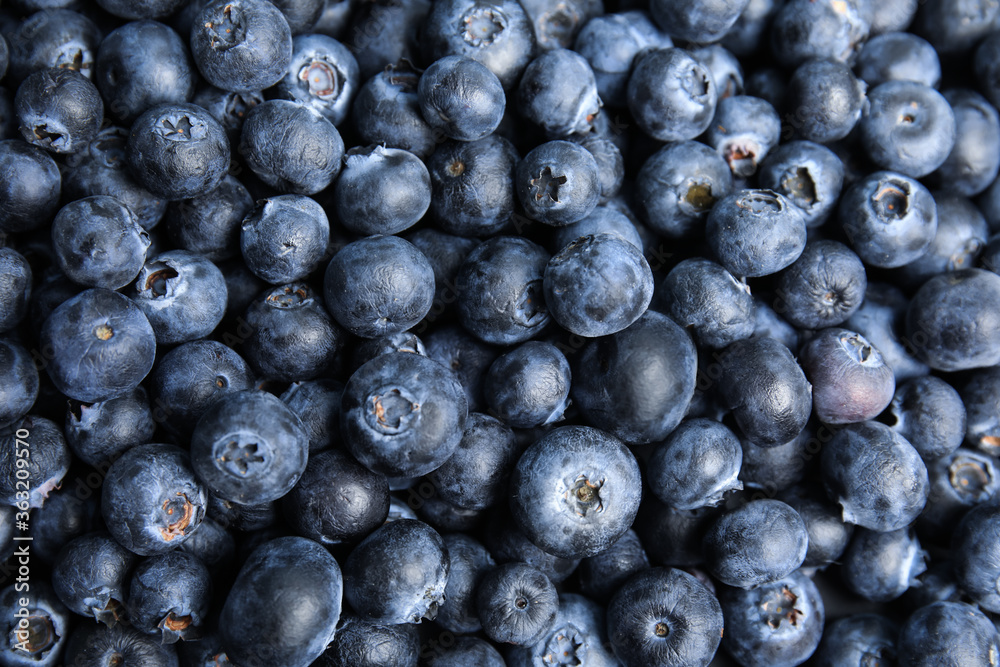 Fresh tasty blueberries as background, closeup view Fresh tasty blueberries as background, closeup view