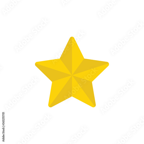 star icon vector. star sign