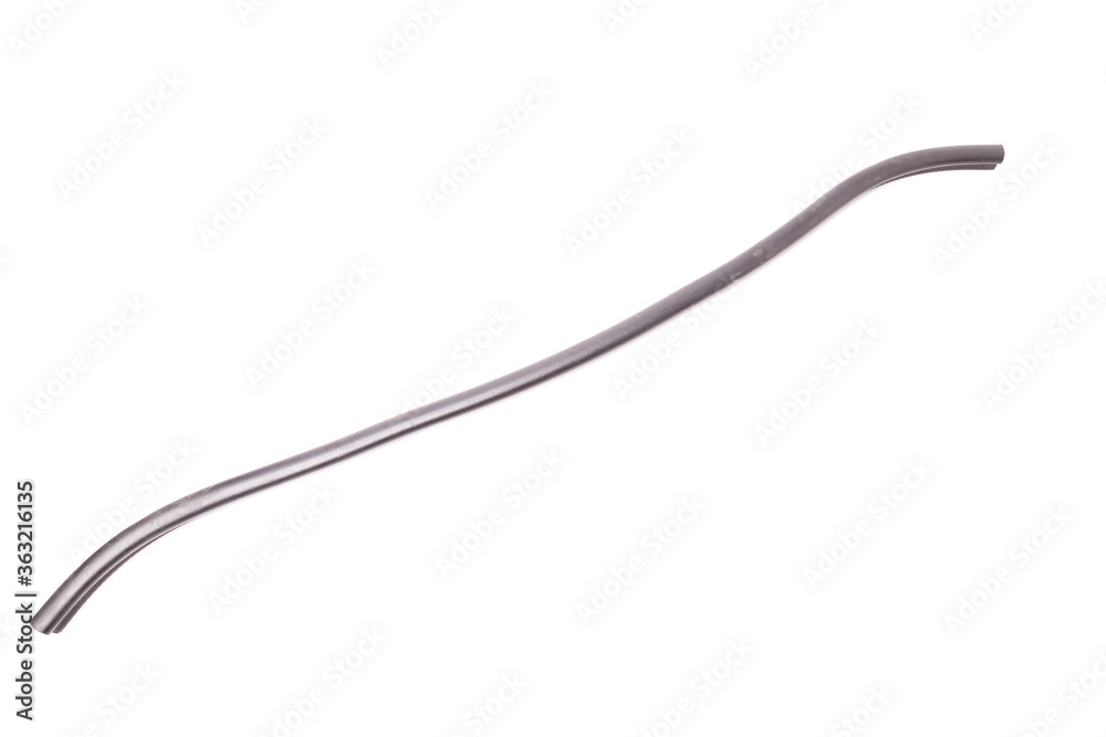 Spare part black rubber sealant for elements of the body, doors or trunk, for noise, heat and sound insulation, preventing heat loss in passenger compartment. Sealing gasket for repair in a workshop. Spare part black rubber sealant for elements of the body, doors or trunk, for noise, heat and sound insulation, preventing heat loss in passenger compartment. Sealing gasket for repair in a workshop.