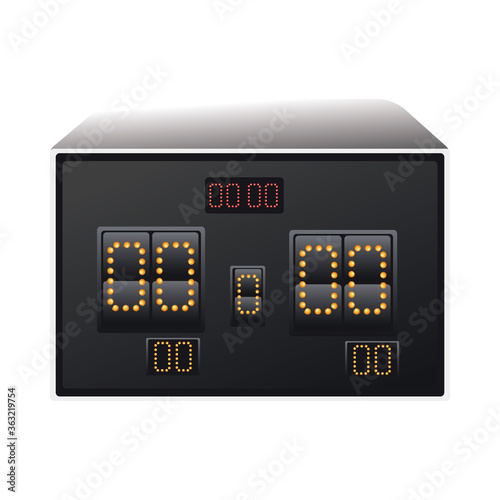 electric scoreboard match isolated icon