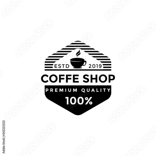 vintage logo business coffee shop modern template