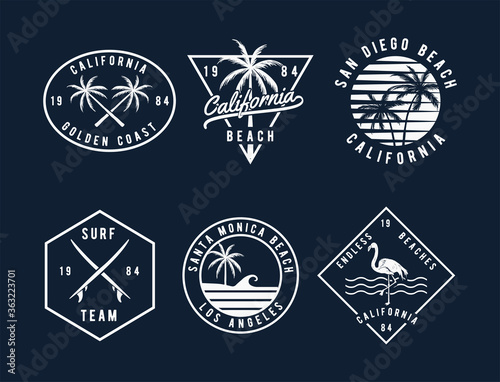 Vintage style print design, for t-shirt prints patches, emblems, badges and labels and other uses.