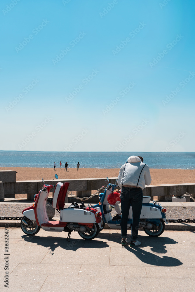 Russia. St. Petersburg. The Gulf of Finland. 300th anniversary park. A