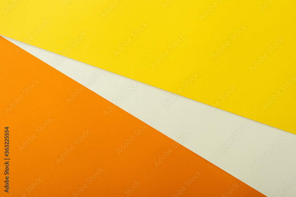 abstract geometric background with white, yellow and orange bright paper abstract geometric background with white, yellow and orange bright paper