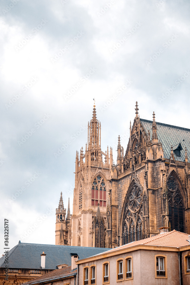 Fototapeta premium Cathedral of Saint Stephen of Metz, France