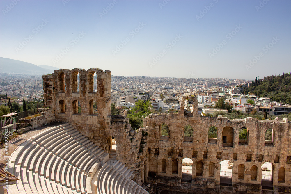 Athens, Greece | Acropolis | Odeon of Herodes Atticus