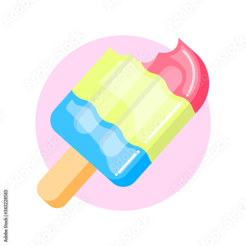 Simple Popsicle vector illustration