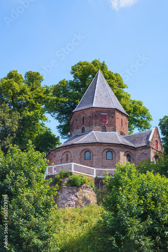 View of the St. Nicholas chapel in Valkhof in Nijmegen / NL photo