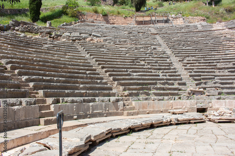 Delphi, Greece | Delphi Colosseum Ruins Delphi, Greece | Delphi Colosseum Ruins