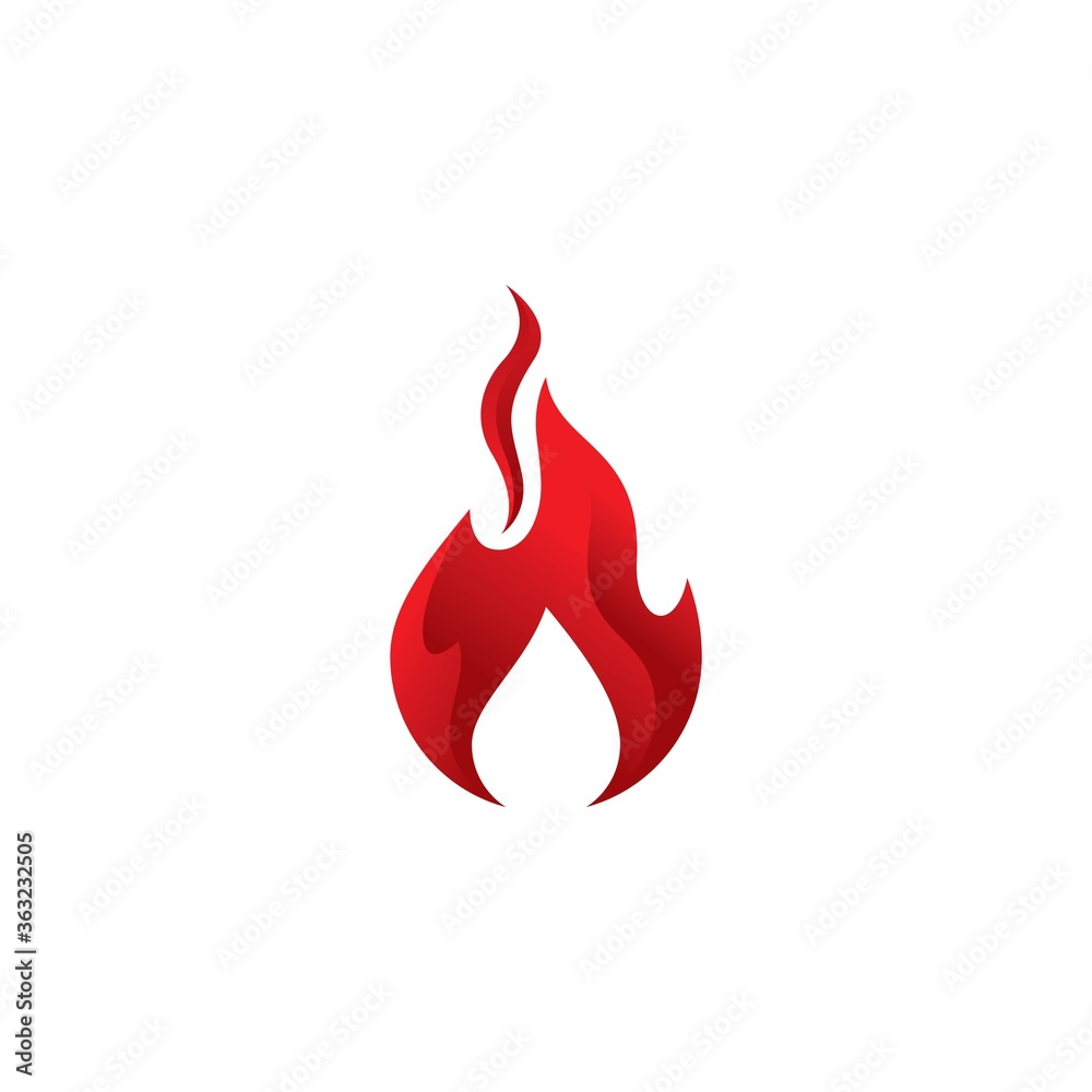Fire logo template vector icon Fire logo template vector icon