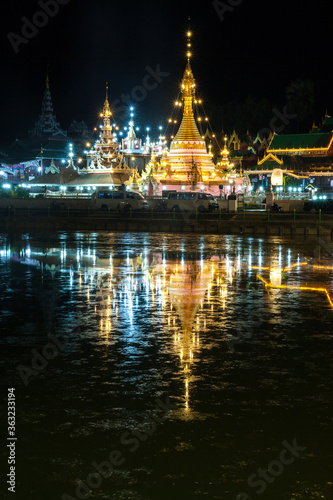 Wat Jong Khum Temple, Mae Hong Son, Thailand