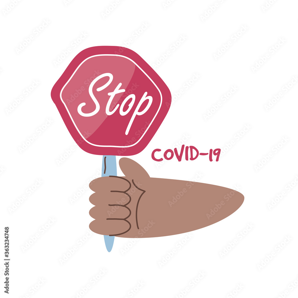 stop sign, avoid infection by coronavirus or covid 19 stop sign, avoid infection by coronavirus or covid 19