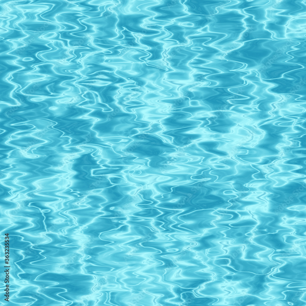 Seamless background of blue water surface.