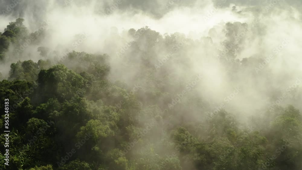 Aerial view, Flying above the clouds and mountain top. Panoramic scene. High peak wonderful in morning sunrise. The overtake shot from drone. Aerial view, Flying above the clouds and mountain top. Panoramic scene. High peak wonderful in morning sunrise. The overtake shot from drone.