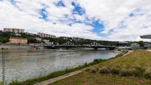 The city of Lyon panorama in france © PIKSL