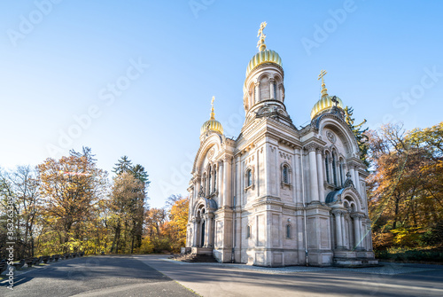 Εκτύπωση καμβά Russian orthodox chapel Wiesbaden, Germany