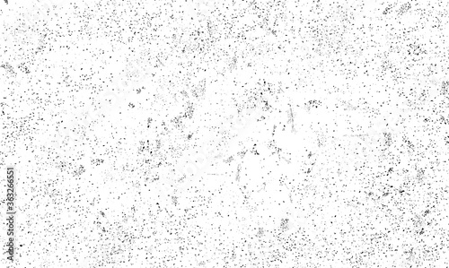 Scratch grunge background white and black. Grunge dust overlay texture background for banner and wallpaper. Dirty distress texture vector for poster and backdrop. Old paper, vector illustration