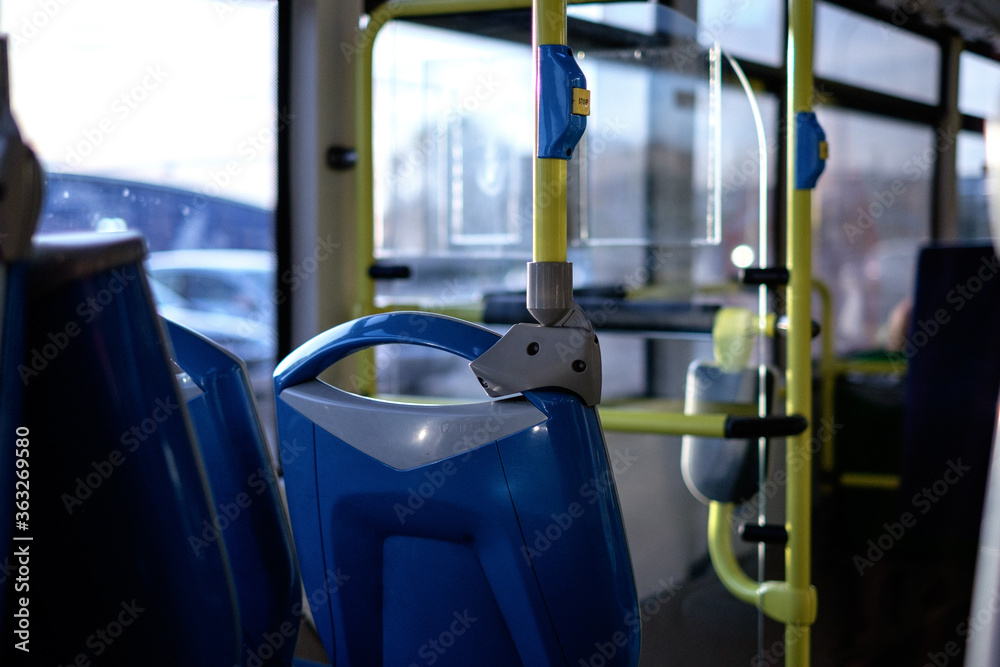 Pasajero en un autobus