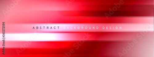 Motion concept neon shiny lines on liquid color gradients abstract backgrounds. Dynamic shadows and lights templates for text