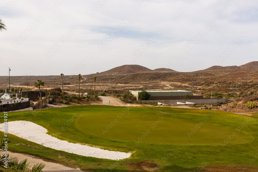 Golf course on Canary Island Tenerife, Spain Golf course on Canary Island Tenerife, Spain