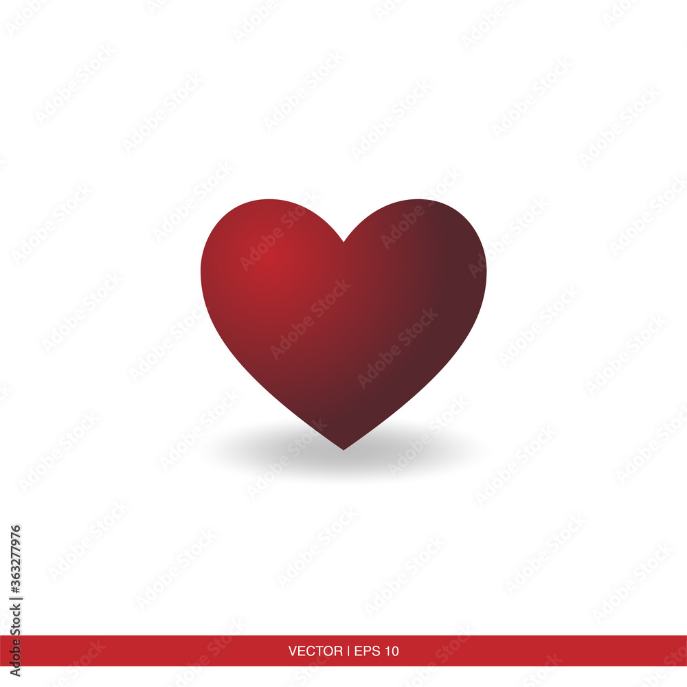 Heart love vector