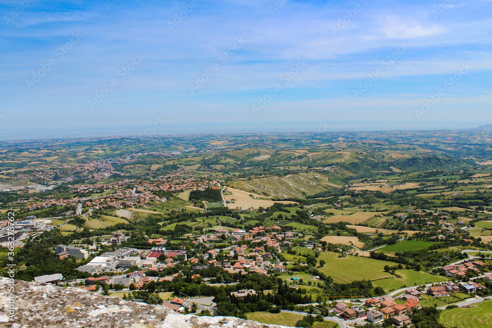 view of San Marino Republic