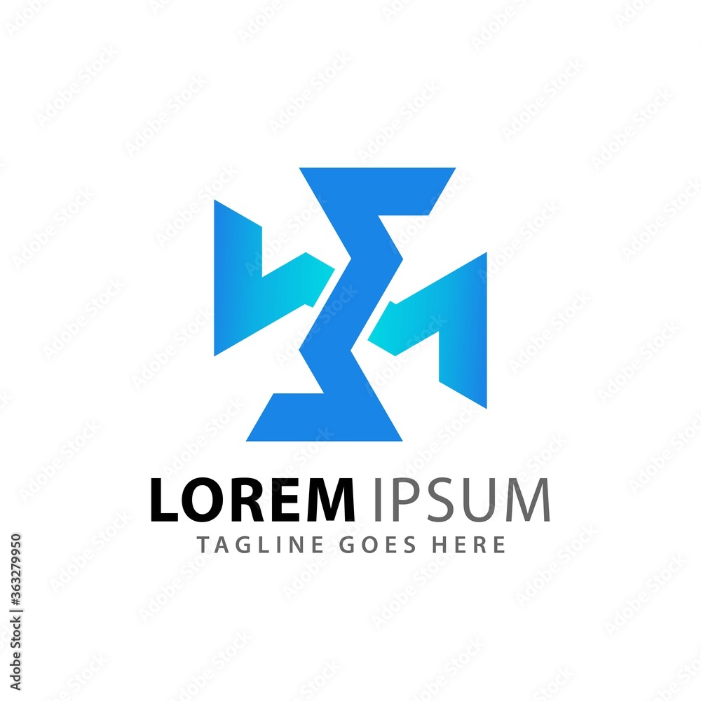 Abstract Letter WM Square Spinning Logos Design Vector Illustration Template Stock Premium Abstract Letter WM Square Spinning Logos Design Vector Illustration Template Stock Premium