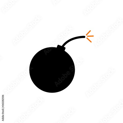 bomb vector design template illustration