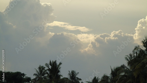 time lapse of clouds